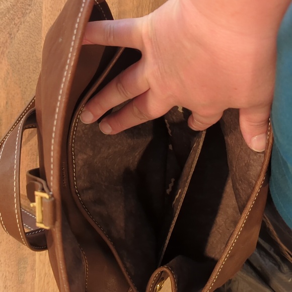 Songmont Small Shan Satchel Bag In Saddle - Picture 2 of 3